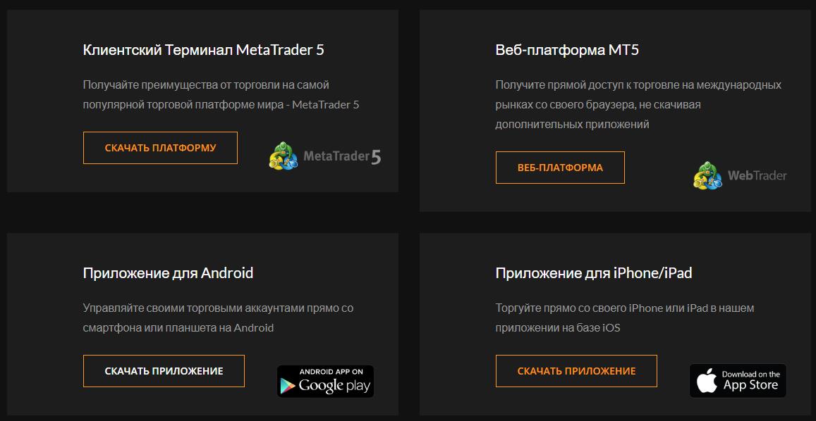 торговые платформы tradershome