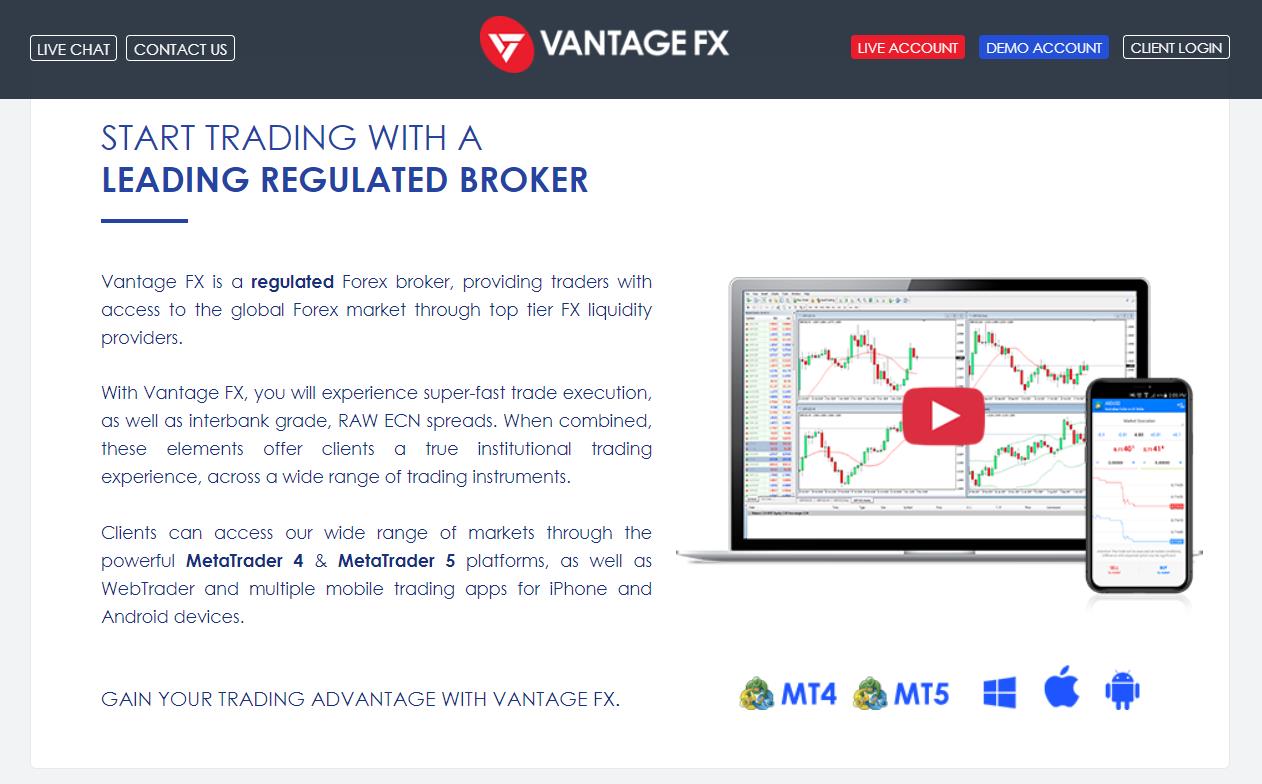 торговые платформы vantage fx