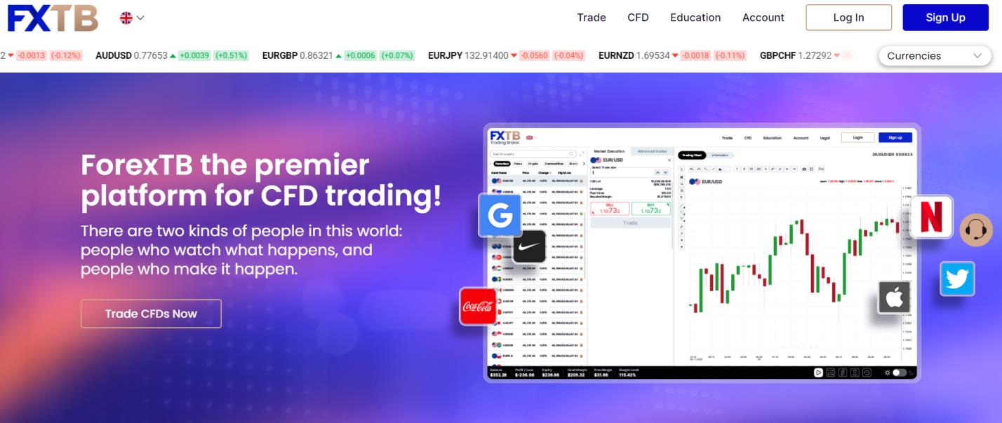 Официальный сайт ForexTB