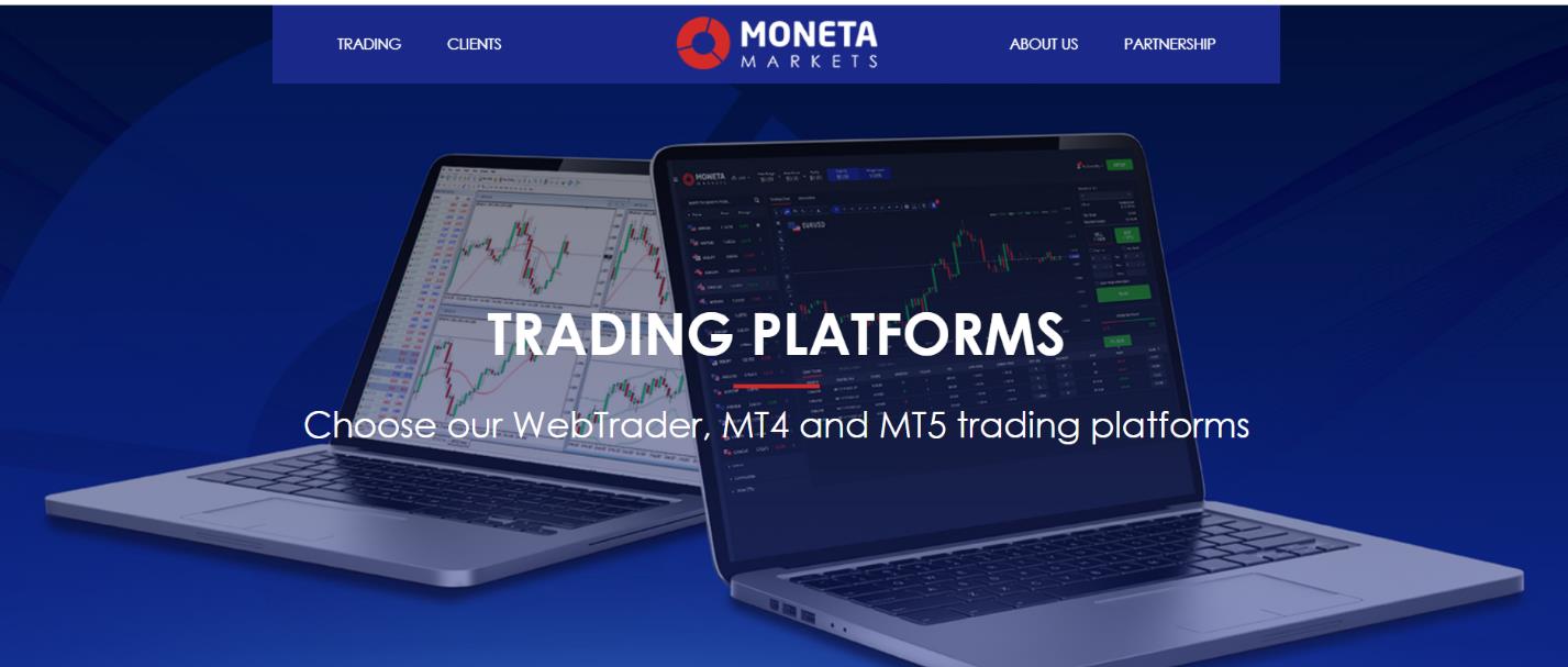 какие платформы у moneta markets 