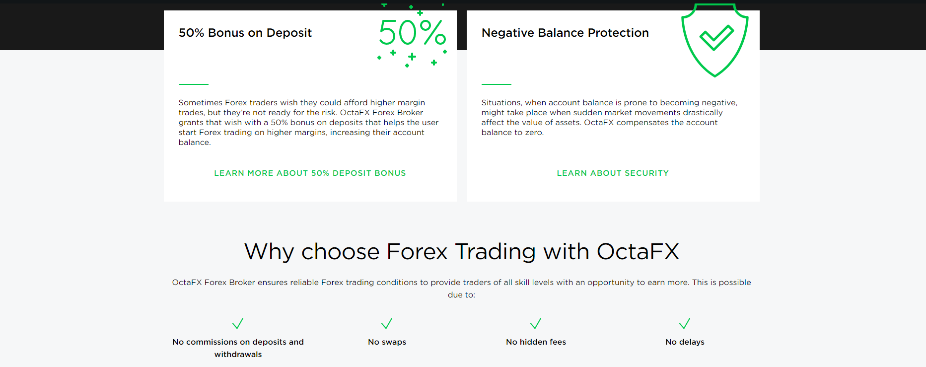 Обзор предложений компании OctaFX