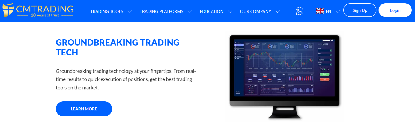 CM Trading: торговые инструменты