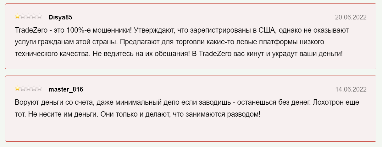 Что говорят о TradeZero?