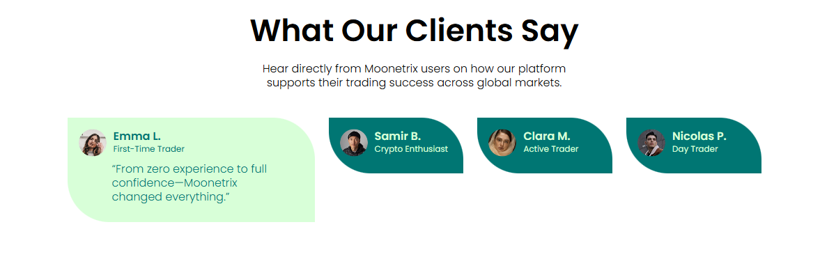 Plateforme de trading Moonetrix